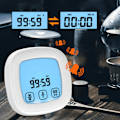 Miniatyrbilde 4 av 10: Digitalt steketermometer for baking, BBQ, grilling med 1 sonder og en timer