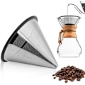 Miniatyrbillede 6 af 8: Kaffefilter, YJ‑99A3 Kaffefilter i rustfrit stål Te Coffee Dripper Kaffenetfilter