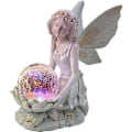 Miniatyrbilde 1 av 4: Hagefigurer Alver Solglasskuler Belysningsstatue Hage Solfigurer Fe Statue Dekorasjon