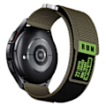 Miniatyrbild 4 av 7: 20 mm 22 mm nylonklockarmband för Garmin Forerunner 245 / 645 MUSIC, 20 mm 22 mm universellt klockarmband för Garmin vivoactive 3 MUSIC Svart Orange Quick Fit 20mm