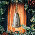 Miniatyrbilde 2 av 8: Juleklokke Dørdekorasjon Rustikk, Jernmetall Klokkepynt for Krans og Trær Deer watches looking back