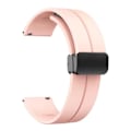 Pikkukuva 1 / 7: Magneettulukko Silikonranneke Huawei Watch 3 pro GT3 GT2 42mm 46mm Mi Watch S1 Pro/ Watch 2 20mm 22mm Vyö Ranneke vaaleanpunainen Mi Watch Color 2