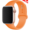 Miniatyrbilde 1 av 7: Silikonrem for Apple Watch Band 45mm 44mm 42mm 49mm 41mm 40mm 38mm correa armband iwatch Series 8 7 9 SE 4 3 5 Ultra 6 Marigold 38  40 41 mm S-M
