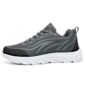 Miniatyrbilde 1 av 7: Herre Høst Vanntett Sneakers Herre Casual Sportsko Anti-Skli Slitestyrke Løping Tennistrener Mann Mote Case Sneakers 0Grå 44