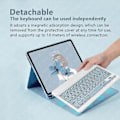 Miniatyrbillede 2 af 4: Etui med tastatur til iPad Mini 1/2/3 7,9 tommer (farve: pink)