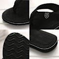 Miniatyrbild 6 av 7: Casual Tofflor För Män Flip Flops Strand Sandaler Sommar Icke-Slipp Platta Slides Män Tofflor Inomhus Skor Man Man Man Slipp Perre Black 40