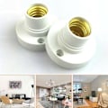 Miniatyrbillede 3 af 10: 10 stk. E14 Glødepære Skrue Lampe Fastgørelse Sockel Holder Skruesokkel sort One-size 10stk