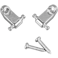 Miniatyrbilde 1 av 8: Gitarstrengsperre, Tree Standard Roller String Guides Metal Elektrisk Gitar Strengguide Sperre Byte (Sølv) Silver