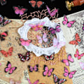 Pikkukuva 1 / 7: Journamm 40 kpl Perhonen Tarrat Sööt Käsityötarvikkeet Collage Junk Journal Scrapbooking Tarvikkeet Tarrat Koulu Kirjatarvikkeet B