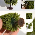 Miniatyrbilde 6 av 7: 10 stk. Modell Furutrær Miniatyr Furutrær Skog Tog Jernbane Krigsspill Layout DIY Landskap Scenografi Jul Dekorasjoner 9cm-3