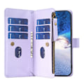 Miniatyrbillede 2 af 5: För Samsung A34 5G Enfärgad blixtlåsväska Case Bf19 Style Lila Purp Purple Style F Samsung Galaxy A34 5G