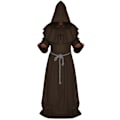 Pikkukuva 2 / 3: Halloween Cosplay Goottilainen Kaapu Kappa Viitta Keskiaikainen Pappi Puku coffee