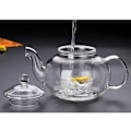 Miniatyrbilde 2 av 4: 1000 ml glasstekanne med infuser, egnet for løst te, bruk på komfyrtopp 1000ml/35oz