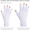 Miniatyrbillede 5 af 5: Nagelhandsker UV-beskyttelseshandsker Fingerløse handsker Manicure Gel N