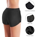 Pikkukuva 3 / 7: Damernas badshorts, hög midja, magkontroll, boardshorts, snabbtorkande för strand & simning L
