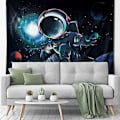 Miniatyrbild 3 av 5: Mandalatapet, Galaxy Gobeläng, Astronaut Gobeläng för barn Man Kvinna Sovrum Väggdekor Gobeläng för rumsinredning (Sur)