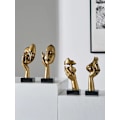 Miniatyrbilde 2 av 7: Menneskelig Ansikt Statue Ornament Harpiks Skandinavisk Stil Skrivebord TV Skap Vinkjøler Hjemmedekorasjon Båter SHBA2890005