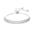 Miniatyrbillede 5 af 6: 925 Sterling Sølv Armbånd Sommerfugl Vedhæng Zirkon Krystal Justerbar Armbånd til Kvinder Smykker Rose Guld