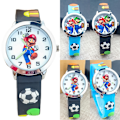 Miniatyrbilde 2 av 3: Barns tecknade Super Mario docka klocka studenter armbandsklockor A