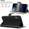 Miniatyrbillede 3 af 5: SQBB Etui til Xperia L3 Pung Bog Stativ Vis Etui Cover Magnetisk lukning null none