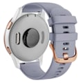 Miniatyrbillede 1 af 6: Læder Smart Watch Rem til HUAWEI WATCH GT 4 41mm/Garmin Venu 3S/Venu 2S Rem Rose Gold Spænde 18mm Rem Rem Silikone grå 18mm Venu 2S