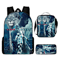 Pikkukuva 1 / 2: 3-osainen reppu, olkalaukku, kynäpussi Lionel Messi P2 Backpack + Satchel