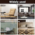 Miniatyrbillede 7 af 7: 5 stk. Betræk Nakkestøttebeskyttelse Sofa Betræk Blød Polyester Slidstærk Anti-blegning til Sofamøbelbeskyttelse Kaffe 3Pcs