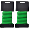 Miniatyrbillede 1 af 8: Have Twist Ties Soft Havearbejde Twist Wire Plant Support til klatreplanter Buske 2stk 3,5 mm*8m Twist Ties