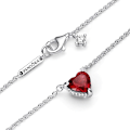 Pikkukuva 4 / 5: 1 Pandora Timeless Red Heart Necklace