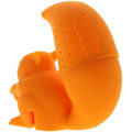 Miniatyrbillede 2 af 8: Egern Te Infuser Sød Dyr Løs Blad Te Siler Silikon Fin Mesh Te Filter Dyr Te Læk