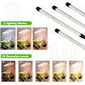 Miniatyrbild 4 av 8: 2-pack LED-växtlampa, 320 LED, Fullspektrum, Timer, Justerbar Ljusstyrka för Inomhusväxter