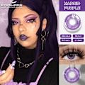 Miniatyrbilde 2 av 6: Eyeshare Anime Fargede Kontaktlinser For Øyne Cosplay Fargede Linser Blå Galne Halloween Linser Kontaktlinse Skjønnhetssminke NEBULA-BLUE NEBULA-BLUE