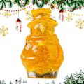 Pikkukuva 6 / 8: Kristalli Lumimieshahmoset - 3D Joulukeräilyminiatyyri, Keltainen Additive color yellow