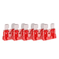 Miniatyrbillede 3 af 3: 50 stk. 10 Amp ATC Bladsikringer - Bilstikninger til Bil & Lastbil Fuse