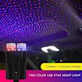 Miniatyrbillede 2 af 5: Bilinteriørbelysning, USB Ambient Night Lights 3 dynamiske tilstande Rum