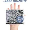 Miniatyrbild 3 av 4: 14400 st Grön Platta Baktill Rhinestones för DIY Hantverk, Smaragd, SS10, 2,7-2,9 mm Emerald SS10/14400pcs