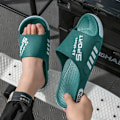 Miniatyrbillede 4 af 7: Mode Stora Storlekar Mäns Tofflor Pvc Mjuk Sole Slipfria Slides Casual Outdoor Beach Flip Flops Home Bate Slippers Sandal Vit 48-49(föreslå 46-47)