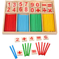 Miniatyrbillede 1 af 5: Montessori Matematik Legetøj, træpinde digitalt spil med Counting Blo