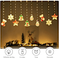 Miniatyrbillede 5 af 7: 3m x 0.65m Julgardiner med Lys, USB LED-Lysstreng til Indretningsdekoration 3 m/3d 3 m/3d