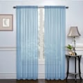 Miniatyrbilde 2 av 7: Transparent Fönster Gauze Solid Färg Bröllop Glas Gauze Hushållsprodukter Lätt Lyx Style Lätt Att Installera Gardiner A6