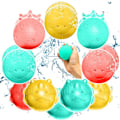 Miniatyrbillede 1 af 7: 15 stk. Selvlukkende Vandbomber, Genanvendelige Silikon Splash-bolde til Pool & Strandfest Sjov 15 pcs