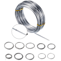 Pikkukuva 2 / 7: Uusi 1St 1-100 Metriä 304 Ruostumaton Teräs Pehmeä / Kova Teräslanka Halkaisija 0.02-3Mm Yksijuosteinen Laskeva Pehmeä Langalla Ruostumaton 0.02mm X 100m