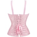 Pikkukuva 3 / 5: Naisten korsetit Overbust Bustier Top Gothic Sexy Olkapää 8127red L 8127red L