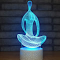 Miniatyrbillede 5 af 10: 3D optisk illusionsnattlampa legetøj, fjernbetjening, dæmpbar