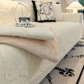 Miniatyrbild 5 av 7: 1:a Jacquard Plysch Sofföverdrag Halkskydd Soffa Underlag Anti Cat Scratch Sofföverdrag Möbelskydd För Sovrum Kontor Vardagsrum Heminredning