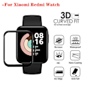 Pikkukuva 2 / 7: 9D Täysnäyttösuoja Xiaomi Mi Watch Color Lite 2019Έx Älykello Suojakalvo Redmi Watch 2 3 Lite Active 1kpl Poco Watch