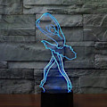Miniatyrbild 6 av 10: 3D optisk illusionsnattlampa leksak, fjärrkontroll, dimbar