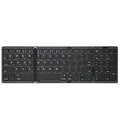 Miniatyrbild 1 av 7: Mini Bärbar Fällbar Tangentbord Tunn Trådlös Bt-Nummer Tangentpapper För Mac Windows Laptop Tablet Ljus-Handy Bluetooth-Kompatibelt Svart-Svenska