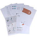 Miniatyrbillede 5 af 5: 1:32 Amerikansk MQ-9 Reaper rekognoseringsflygplan DIY-pappersmodell White One Size