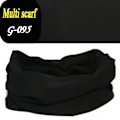 Miniatyrbilde 1 av 7: Enkel ensfarget halsdamask Stretchig Sport Infinity Scarf Høst Vinter Vindtett Varm Maske Svart